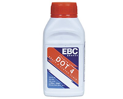 Bromsvätska EBC standard DOT4 250ml. Tillverkarens produktnr: BF004