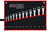 Sonic Ring Lock Wrench With articulation 8-19mm 12-Edge 12-Piece