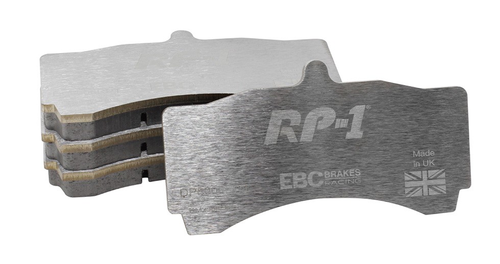 Bromsbelägg EBC RP-1 Full Race Audi R8 4.2. Tillverkarens produktnr: DP81513RP1