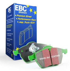 Brake pads EBC Greenstuff. Tillverkarens produktnr: DP22013