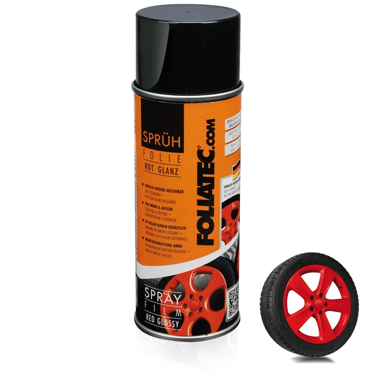 Foliatec Spray Film, red glossy. Tillverkarens produktnr: 2058