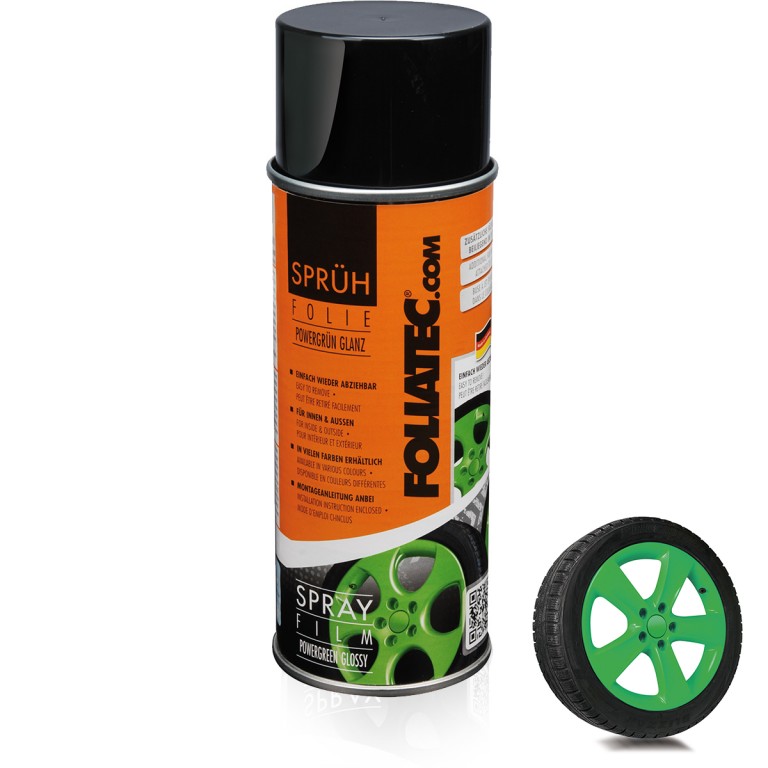 Foliatec Spray Film, toxic green glossy. Tillverkarens produktnr: 2026