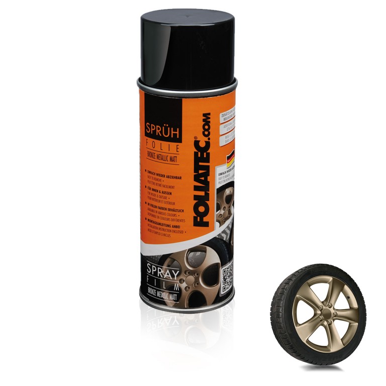 Foliatec Spray Film, bronze metallic matt. Tillverkarens produktnr: 2088