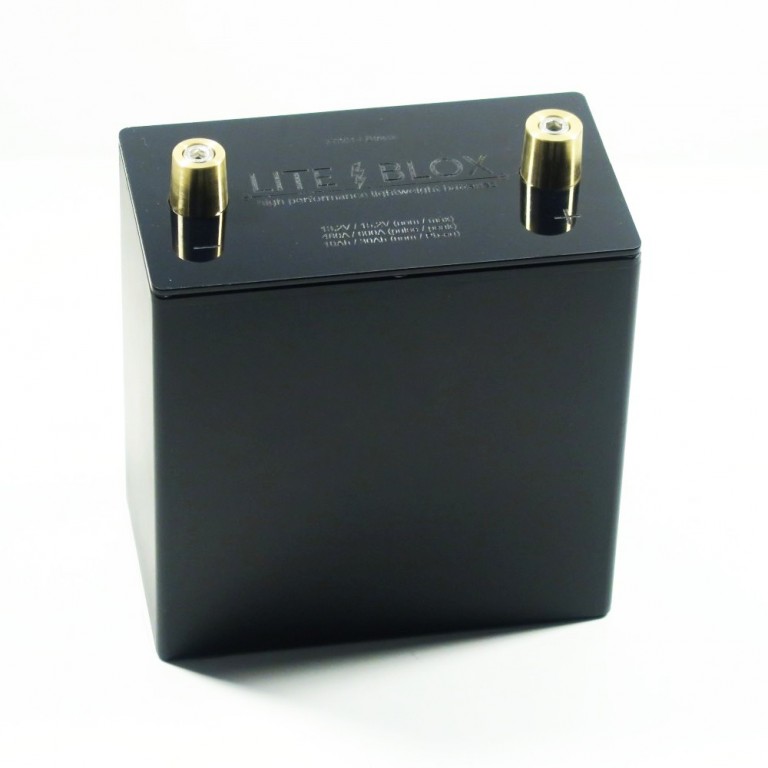 LITE↯BLOX LBtrack –Lättviktsbatteri för depåutrustning, tuning & motorsport. Tillverkarens produktnr: 050