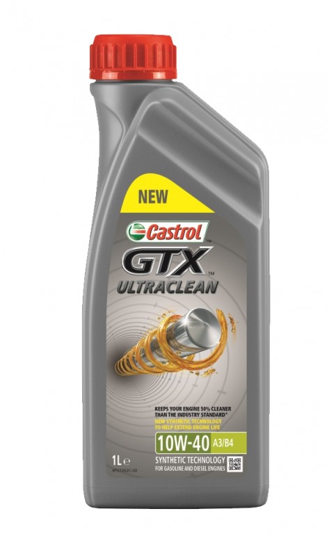 Castrol GTX ULTRACLEAN 10W-40 A3/B4. Tillverkarens produktnr: 15A4D5